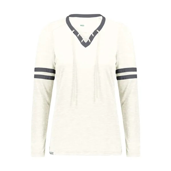 Holloway Women's Eco Revive™ Monterey Long Sleeve V-Neck ... - Holloway Women's Eco Revive™ Monterey Long Sleeve V-Neck ... - Image 3 of 10