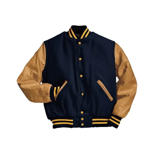 Holloway Men's Varsity Wool Jacket - Holloway Men's Varsity Wool Jacket - Image 18 of 40