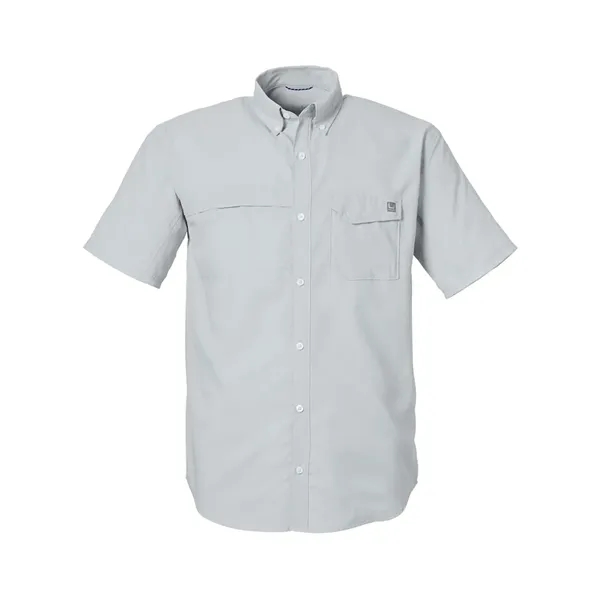 HUK Men's Tide Point Short Sleeve Shirt - HUK Men's Tide Point Short Sleeve Shirt - Image 5 of 12