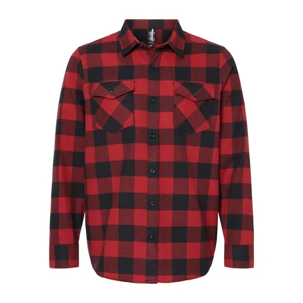 Independent Trading Co. Unisex Flannel Shirt - Independent Trading Co. Unisex Flannel Shirt - Image 7 of 8