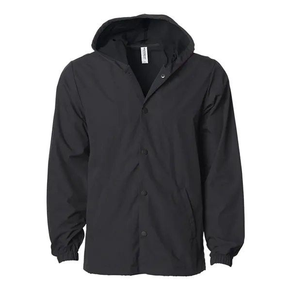 Independent Trading Co. Men's Water-Resistant Hooded Wind... - Independent Trading Co. Men's Water-Resistant Hooded Wind... - Image 3 of 10