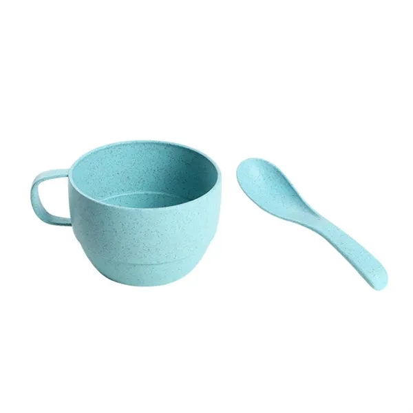 10 Oz Wheat Straw Coffee Mugs Set - 10 Oz Wheat Straw Coffee Mugs Set - Image 2 of 4