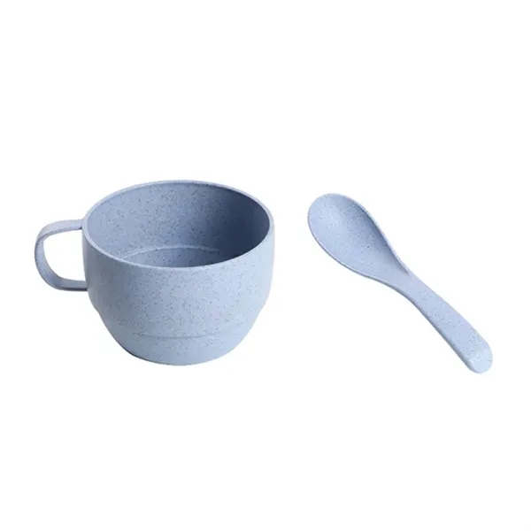 10 Oz Wheat Straw Coffee Mugs Set - 10 Oz Wheat Straw Coffee Mugs Set - Image 4 of 4