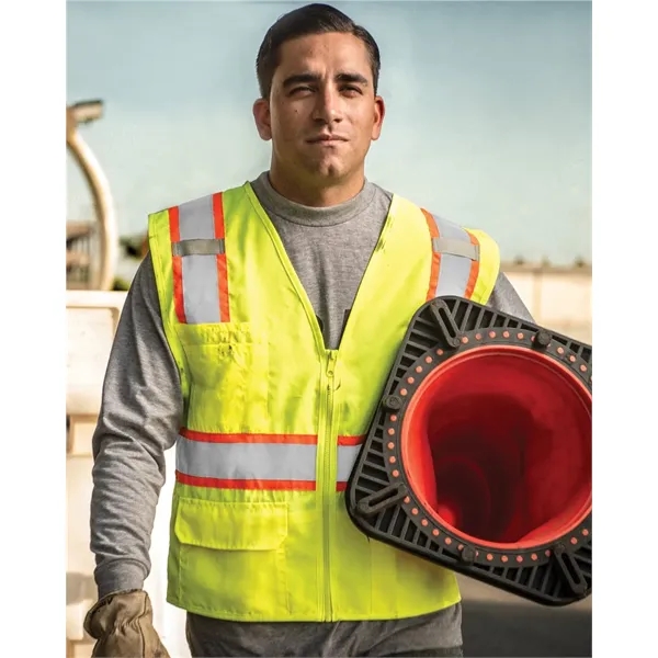 Kishigo Unisex Ultra-Cool™ Solid Front Vest with Mesh Back - Kishigo Unisex Ultra-Cool™ Solid Front Vest with Mesh Back - Image 0 of 6