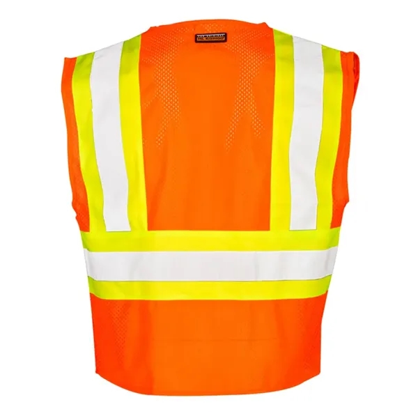 Kishigo Unisex Contrasting Mesh Breakaway Vest - Kishigo Unisex Contrasting Mesh Breakaway Vest - Image 4 of 4