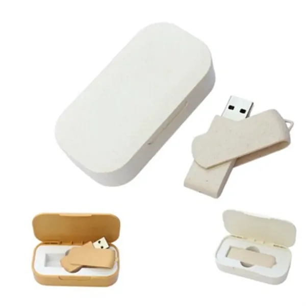 Wheat Straw USB Drive Set - Wheat Straw USB Drive Set - Image 0 of 3