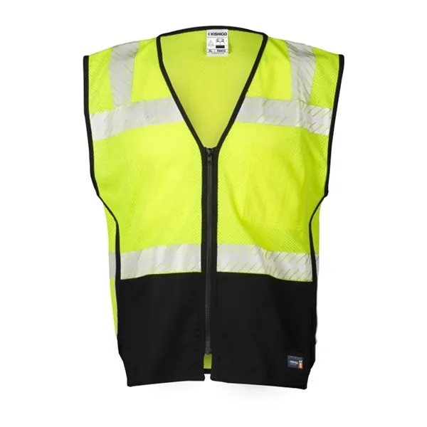 Kishigo Unisex Premium Black Series® FR Black Bottom Mesh... - Kishigo Unisex Premium Black Series® FR Black Bottom Mesh... - Image 1 of 2