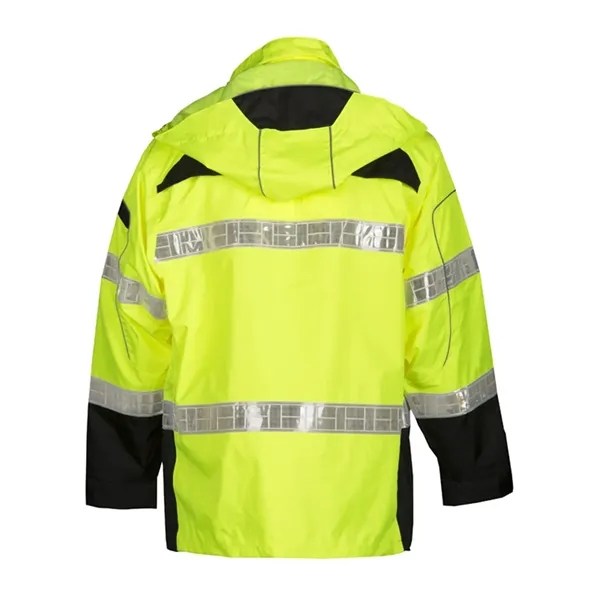 Kishigo Unisex Premium Black Series® Rainwear Jacket - Kishigo Unisex Premium Black Series® Rainwear Jacket - Image 2 of 4