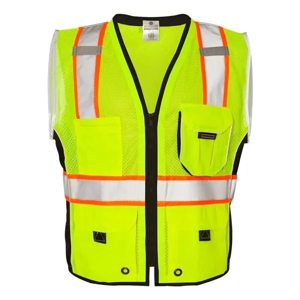 Custom Kishigo Unisex Premium Black Series® Heavy-Duty Vest