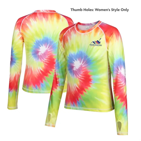 Custom Raglan Workout Long Sleeve Shirt With Flatlock Seams - Custom Raglan Workout Long Sleeve Shirt With Flatlock Seams - Image 0 of 4