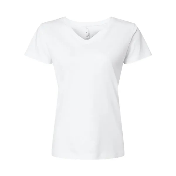 LAT Women's Fine Jersey V-Neck Tee - LAT Women's Fine Jersey V-Neck Tee - Image 37 of 40