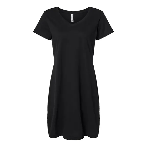 LAT Women's Fine Jersey V-Neck Coverup - LAT Women's Fine Jersey V-Neck Coverup - Image 1 of 14