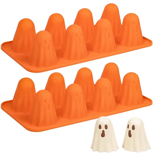 Halloween Ghost Silicone Jello Mold Chocolate Candy Molds - Halloween Ghost Silicone Jello Mold Chocolate Candy Molds - Image 4 of 4