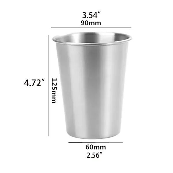 15oz Stainless Steel Beer Cup Kitchen Drinkware Coffee Mug - 15oz Stainless Steel Beer Cup Kitchen Drinkware Coffee Mug - Image 1 of 3