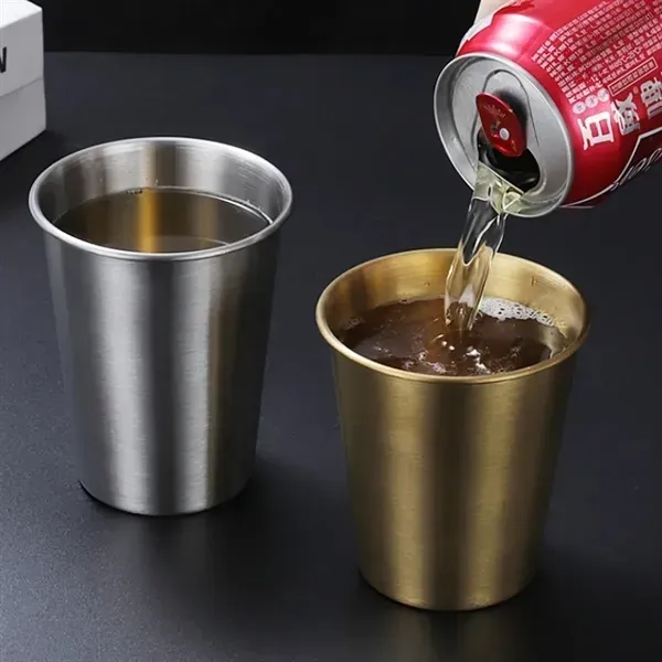 15oz Stainless Steel Beer Cup Kitchen Drinkware Coffee Mug - 15oz Stainless Steel Beer Cup Kitchen Drinkware Coffee Mug - Image 3 of 3