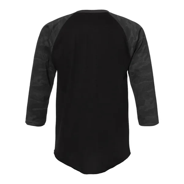 LAT Men's Baseball Fine Jersey Three-Quarter Sleeve Tee - LAT Men's Baseball Fine Jersey Three-Quarter Sleeve Tee - Image 2 of 32