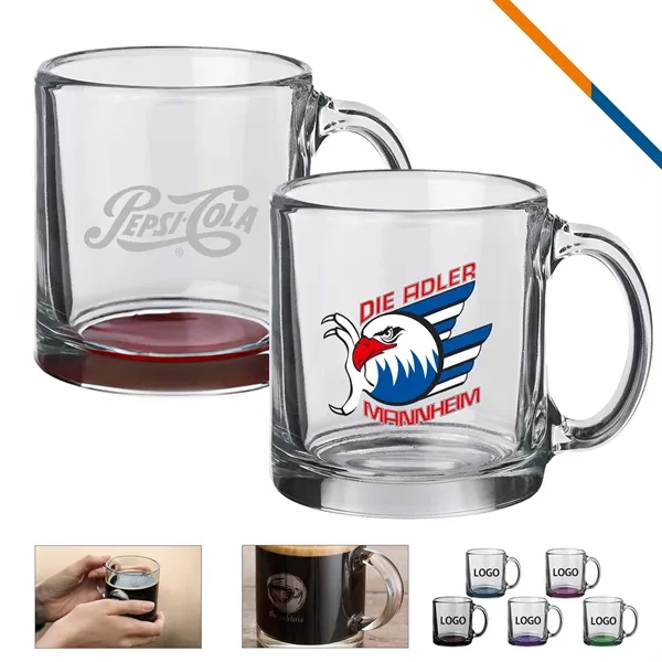 Libbey Ulysses Glass Coffee Mugs - 13 OZ. - Libbey Ulysses Glass Coffee Mugs - 13 OZ. - Image 0 of 9