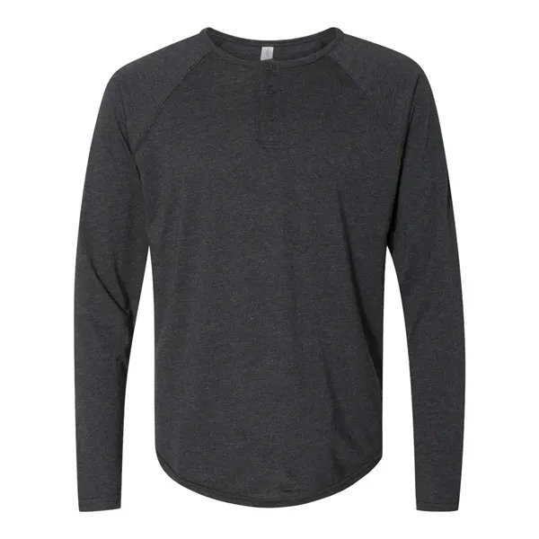 Next Level Men's Triblend Henley T-Shirt - Next Level Men's Triblend Henley T-Shirt - Image 0 of 4