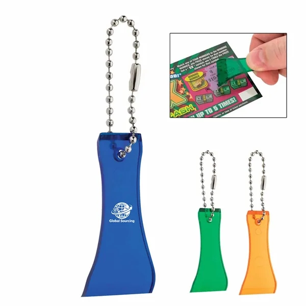 Lottery Ticket Scraper Tool Keychain - Lottery Ticket Scraper Tool Keychain - Image 0 of 3
