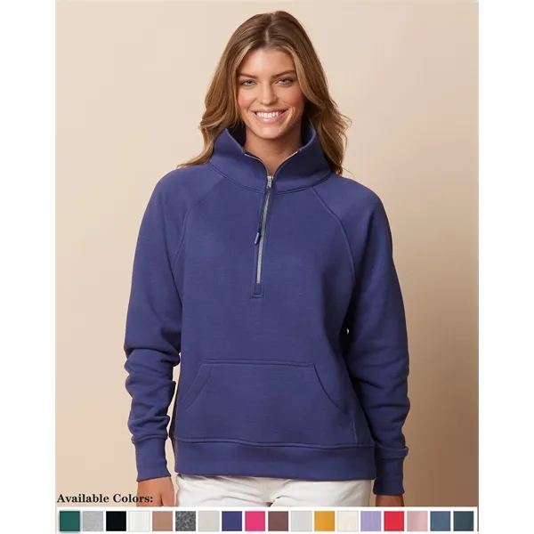 Enza® Ladies Boxy Half Zip Fleece - Enza® Ladies Boxy Half Zip Fleece - Image 0 of 18