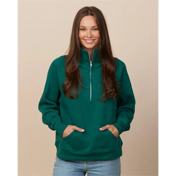 Enza® Ladies Boxy Half Zip Fleece - Enza® Ladies Boxy Half Zip Fleece - Image 3 of 18