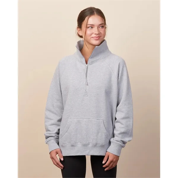 Enza® Ladies Boxy Half Zip Fleece - Enza® Ladies Boxy Half Zip Fleece - Image 4 of 18