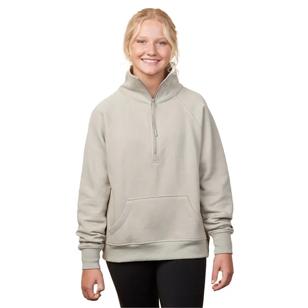 Enza® Ladies Boxy Half Zip Fleece - Enza® Ladies Boxy Half Zip Fleece - Image 9 of 18
