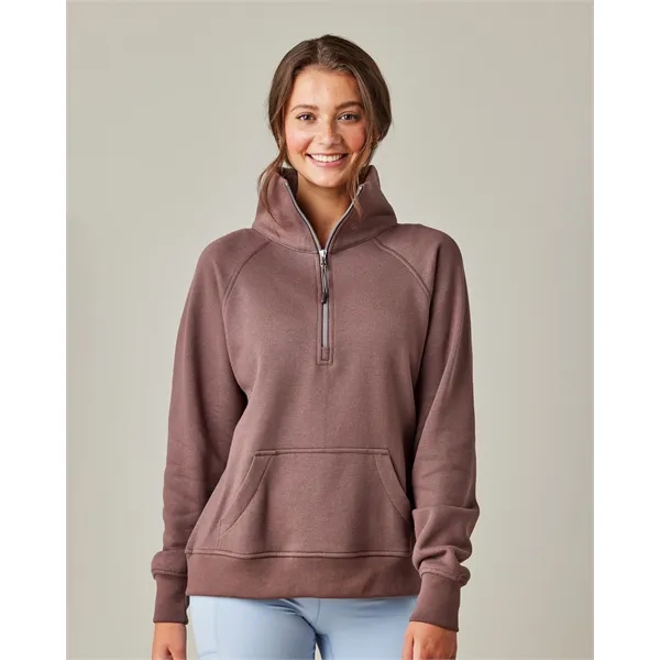 Enza® Ladies Boxy Half Zip Fleece - Enza® Ladies Boxy Half Zip Fleece - Image 11 of 18