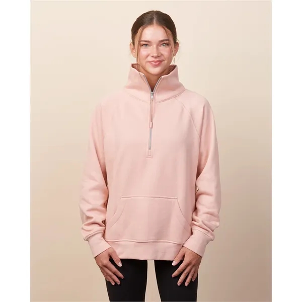Enza® Ladies Boxy Half Zip Fleece - Enza® Ladies Boxy Half Zip Fleece - Image 16 of 18