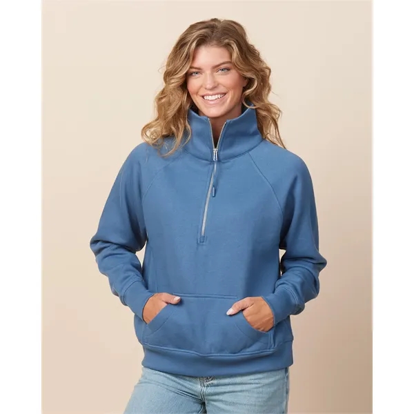 Enza® Ladies Boxy Half Zip Fleece - Enza® Ladies Boxy Half Zip Fleece - Image 17 of 18