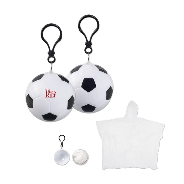 Soccer Rain Poncho in Ball Keychain - Soccer Rain Poncho in Ball Keychain - Image 0 of 0