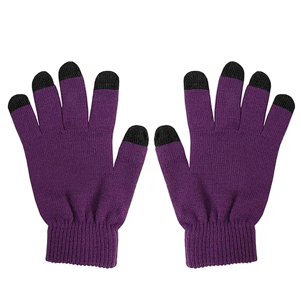 Knit Touch Screen Gloves - Knit Touch Screen Gloves - Image 17 of 20