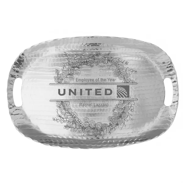 Eucalyptus Metal Display Tray with Handles - Eucalyptus Metal Display Tray with Handles - Image 0 of 2