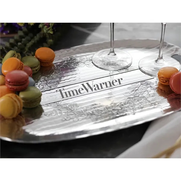 Eucalyptus Metal Display Tray with Handles - Eucalyptus Metal Display Tray with Handles - Image 2 of 2