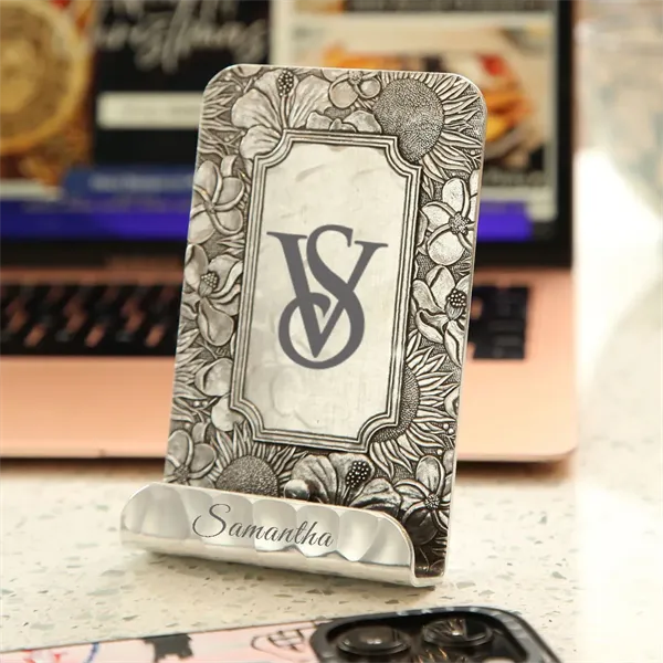 Floral Metal Phone and Tablet Holder - Floral Metal Phone and Tablet Holder - Image 0 of 0