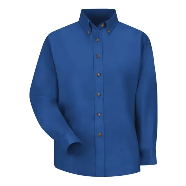 Red Kap Women's Poplin Dress Shirt - Red Kap Women's Poplin Dress Shirt - Image 8 of 10
