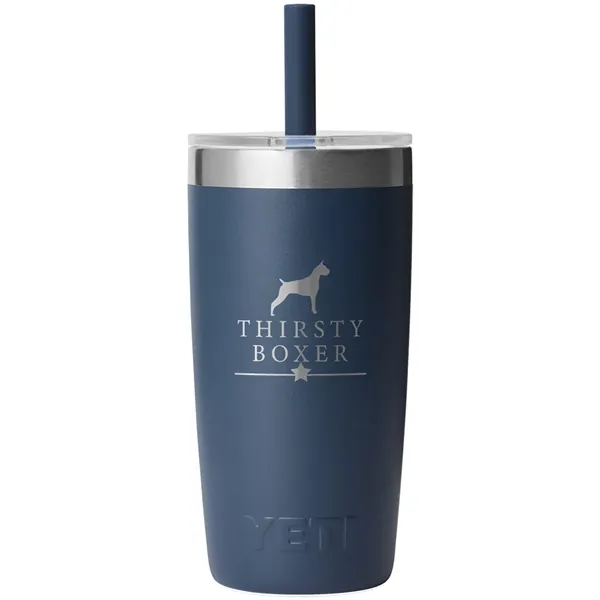 YETI® Rambler® Jr. 10 Oz Tumbler with Silicone Straw Lid - YETI® Rambler® Jr. 10 Oz Tumbler with Silicone Straw Lid - Image 0 of 4