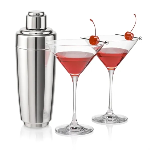Pescara Shaker & Santiago Martini Set