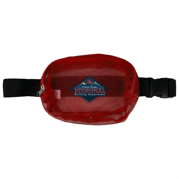 Recycled Mesh Fanny Pack - Recycled Mesh Fanny Pack - Image 2 of 10