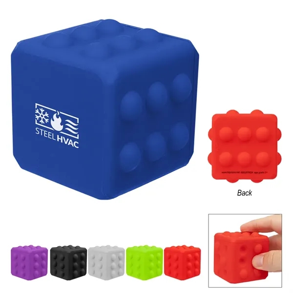 Push Pop Cube Fidget Toy - Push Pop Cube Fidget Toy - Image 0 of 12