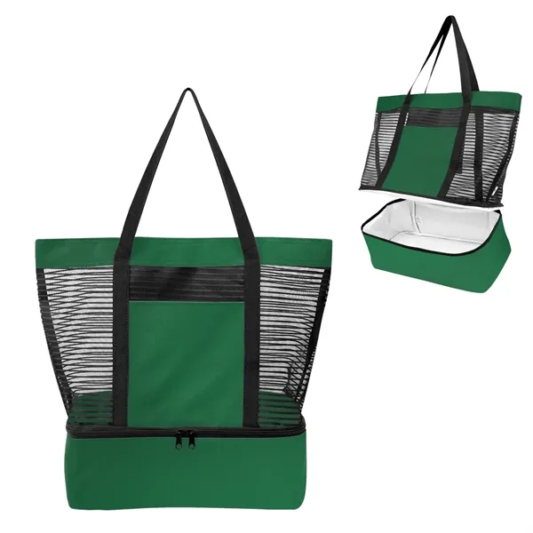 Marley rPET Mesh Tote Bag With Cooler - Marley rPET Mesh Tote Bag With Cooler - Image 12 of 19