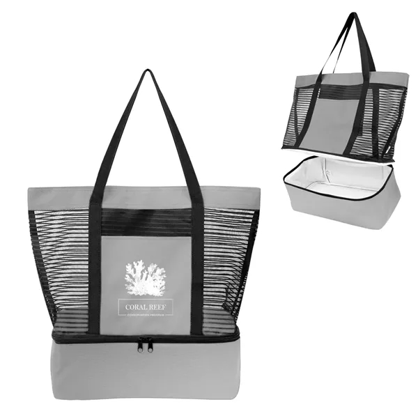 Marley rPET Mesh Tote Bag With Cooler - Marley rPET Mesh Tote Bag With Cooler - Image 14 of 19