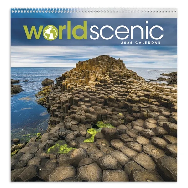 Triumph® Calendars World Scenic Calendar - Triumph® Calendars World Scenic Calendar - Image 1 of 24