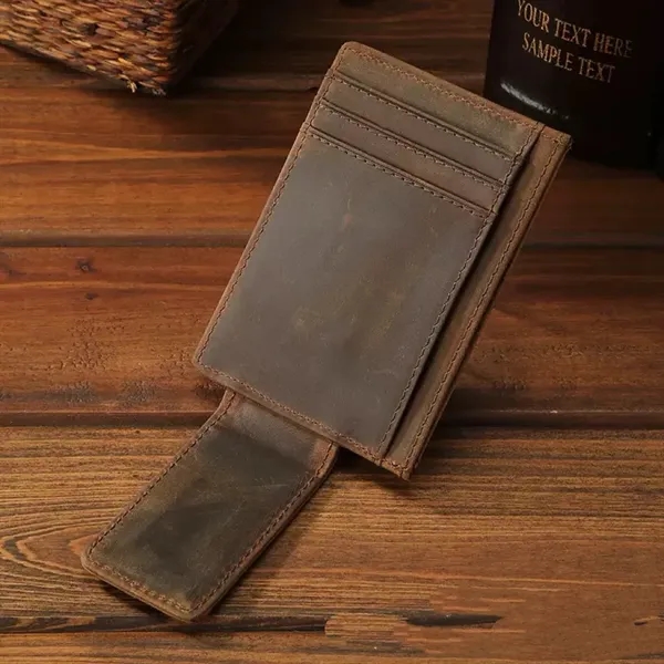 RFID Bifold Wallet-Genuine Leather - RFID Bifold Wallet-Genuine Leather - Image 4 of 9