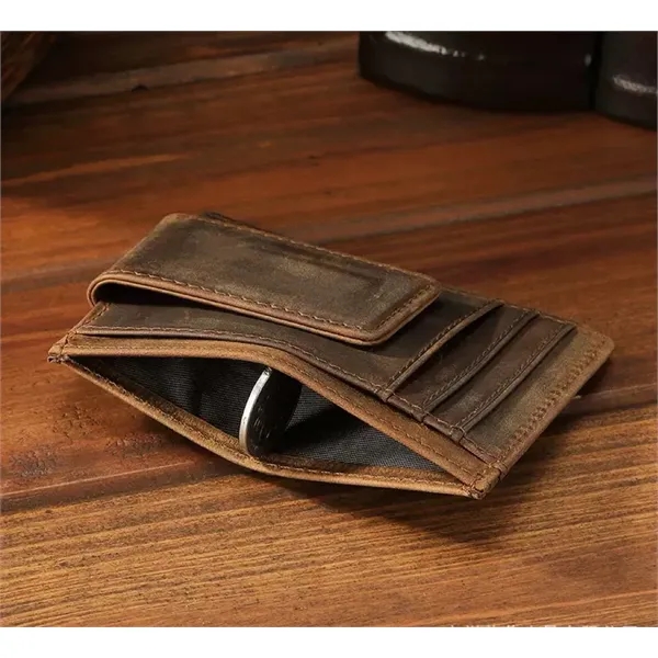 RFID Bifold Wallet-Genuine Leather - RFID Bifold Wallet-Genuine Leather - Image 5 of 9