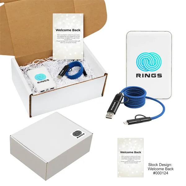 65W Quick Charge Cable & rPET Power Bank Kit - 65W Quick Charge Cable & rPET Power Bank Kit - Image 1 of 1