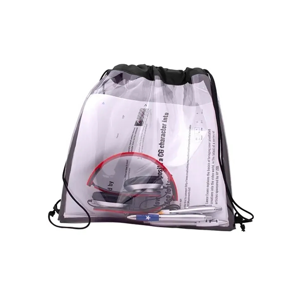 All Access Clear Stadium Drawstring Bag - All Access Clear Stadium Drawstring Bag - Image 2 of 9