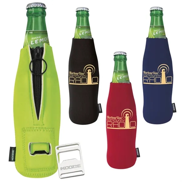 Koozie® Bottle Cooler w/ Removable Bottle Opener - Koozie® Bottle Cooler w/ Removable Bottle Opener - Image 0 of 1