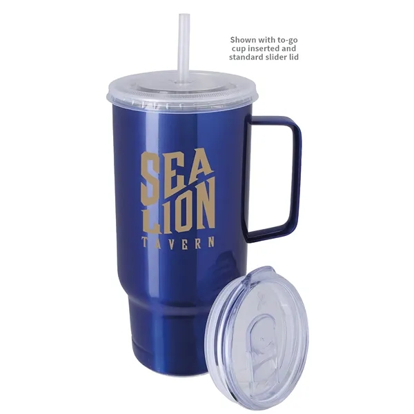 Koozie® Handle Tumbler - 30 oz - Koozie® Handle Tumbler - 30 oz - Image 4 of 19
