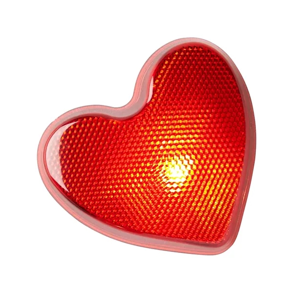 Heart Flashing Clip On Safety Button - Heart Flashing Clip On Safety Button - Image 2 of 3